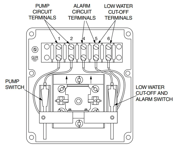xylem SWA-150S Replacement Snap Switch fig 11
