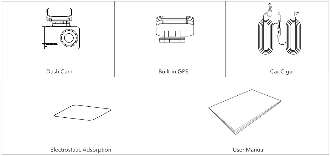 WOLFBOX D07S 4K Front Dash Cam fig 1