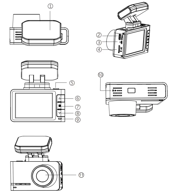 WOLFBOX D07S 4K Front Dash Cam fig 2