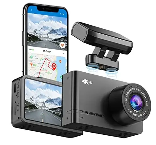 WOLFBOX D07S 4K Front Dash Cam