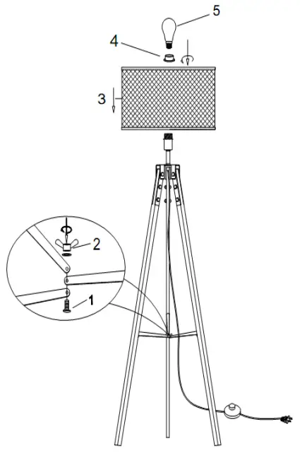 TREND TF70060 Capprice Floor Lamp