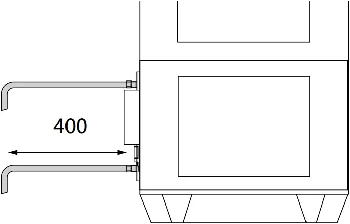 BlauAIR CFH - Connection of the water heater