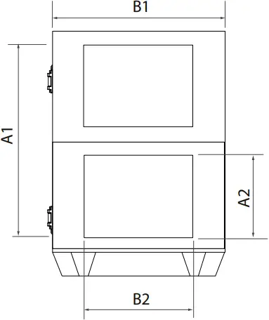 BlauAIR CFH - UNIT OVERALL DIMENSIONS 2