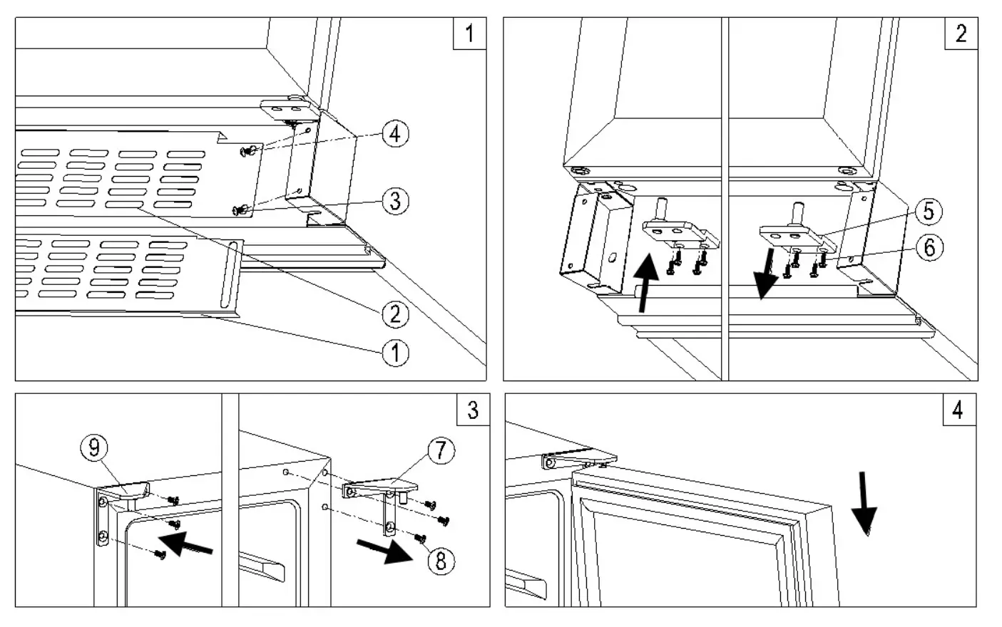 BWR-171DS & BWR-401DS - REVERSING THE DOOR SWING OF YOUR WINE REFRIGERATOR