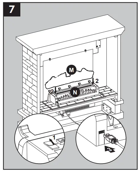 allen roth 2315FM-23-931 43.5 Inch W Stacked Faux Sandstone with Coffee - Fig 10