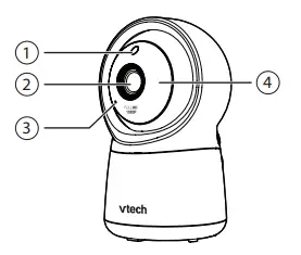 vtech RM5754HD 5 Inch Smart Wi-Fi 1080p Video Monitor - fig 1