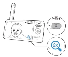 vtech RM5754HD 5 Inch Smart Wi-Fi 1080p Video Monitor - fig 14