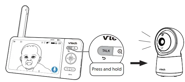 vtech RM5754HD 5 Inch Smart Wi-Fi 1080p Video Monitor - fig 15