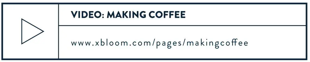 XBLOOM FW-01 LED Outdoor Wall Light - VIDEO MAKING COFFEE