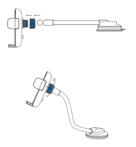 Tradeling HD-C77 Car Phone Mount 2