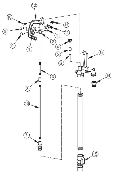 WOODFORD R34 5 Yard Hydrant - overview 2