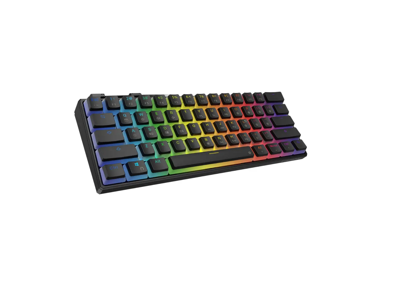 Tezarre Tk61-pro Three-mode Mechanical Keyboard User Guide