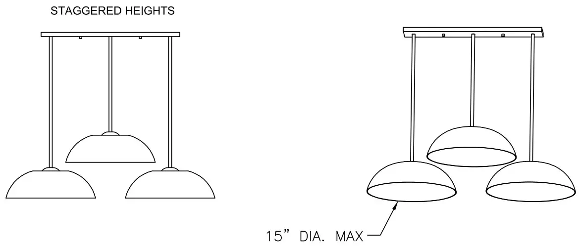 PENDANT LAYOUT OPTIONS