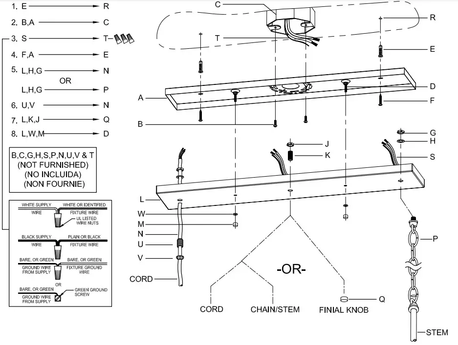 ASSEMBLY INSTRUCTION