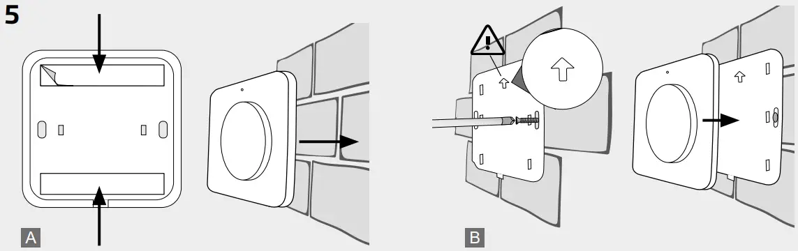 Mount the rotary dimmer