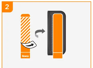 To apply adhesive strip