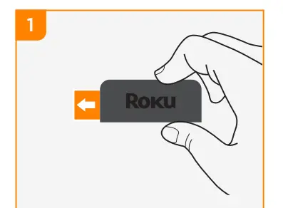 To remove adhesive strip