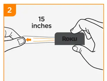 To remove adhesive strip