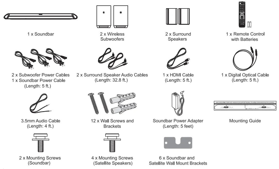 Nakamichi Shockwafe Elite 7.2 SSE 800W Soundbar System - fig 1
