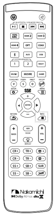 Nakamichi Shockwafe Elite 7.2 SSE 800W Soundbar System - fig 39