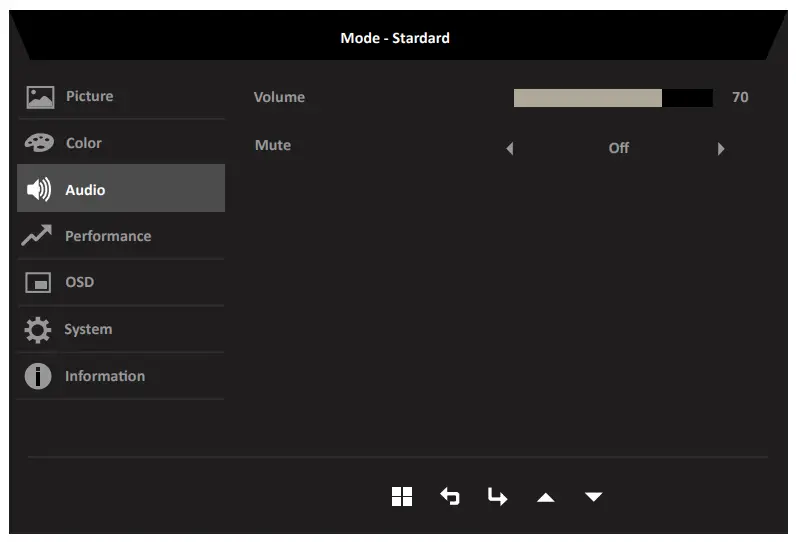 Acer VG3 VG273bii 27 Inch LCD Monitor - Audio