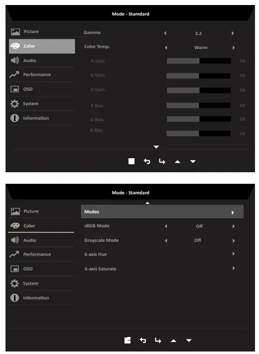 Acer VG3 VG273bii 27 Inch LCD Monitor - Color