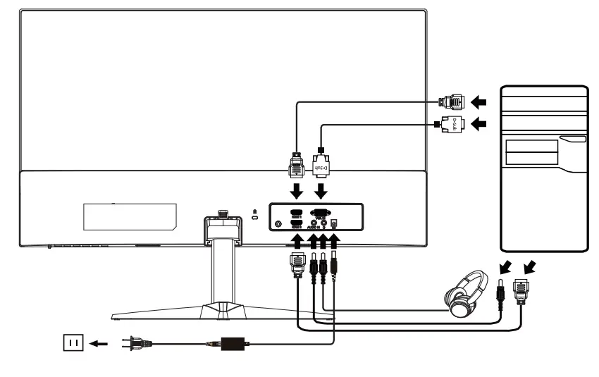 Acer VG3 VG273bii 27 Inch LCD Monitor - Screen 1