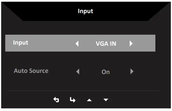 Acer VG3 VG273bii 27 Inch LCD Monitor - input
