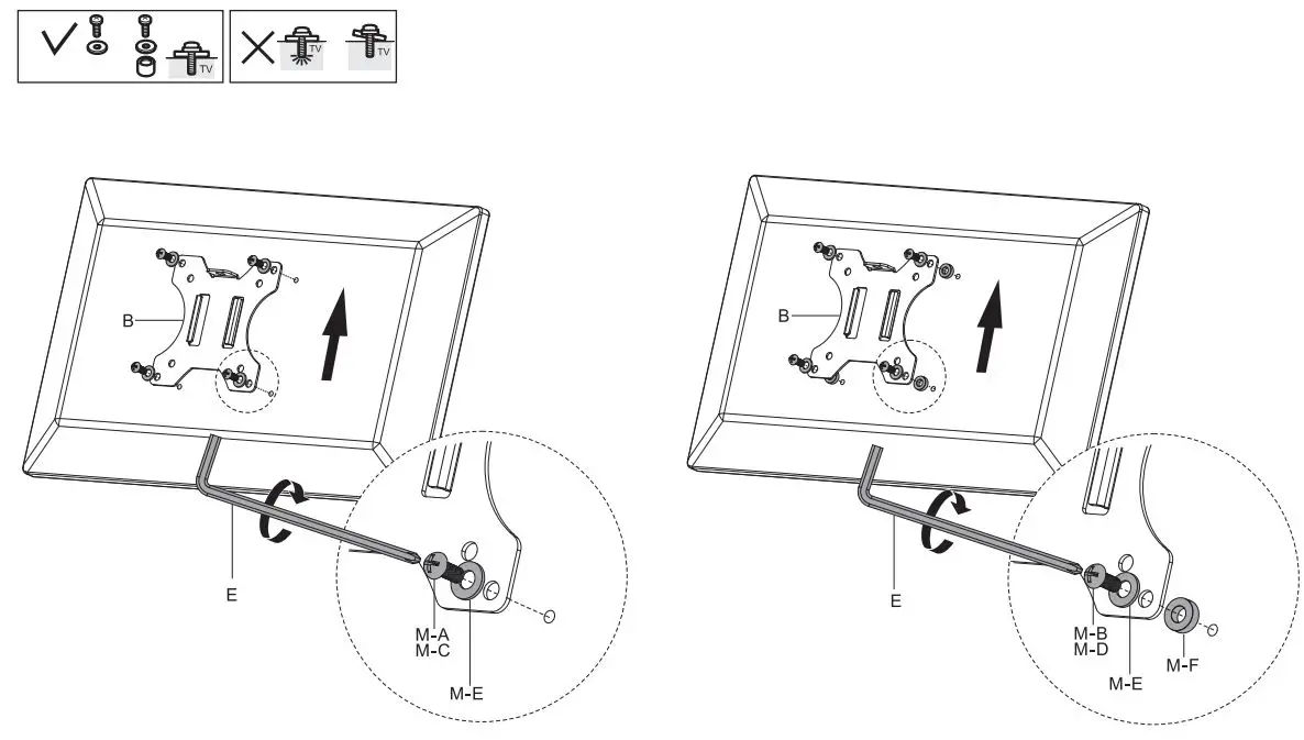 AlzaErgo-APW-EGSWAS430B-Slatwall-Mount-SWAS430-Monitor-Holder-FIG 3