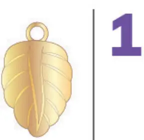 make it real 1207 Gold Link Suede Bracelets - fig 1