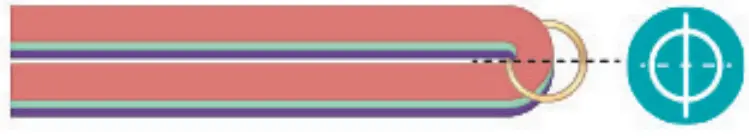 make it real 1207 Gold Link Suede Bracelets - fig 23