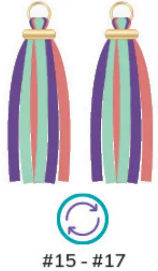 make it real 1207 Gold Link Suede Bracelets - fig 25