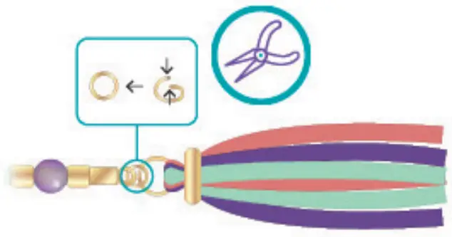 make it real 1207 Gold Link Suede Bracelets - fig 26