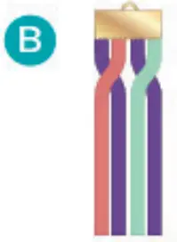 make it real 1207 Gold Link Suede Bracelets - fig 34