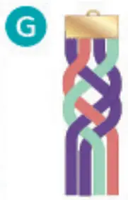 make it real 1207 Gold Link Suede Bracelets - fig 39