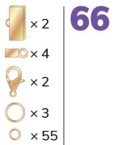 make it real 1207 Gold Link Suede Bracelets - fig 4