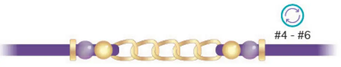make it real 1207 Gold Link Suede Bracelets - fig 58