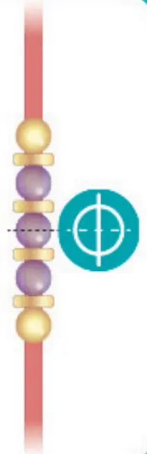 make it real 1207 Gold Link Suede Bracelets - fig 64