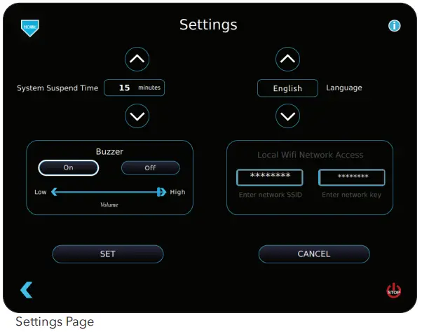 SPORTSATTACK Elite E Hack Attack Electronic Softball Pitching Machine - Settings Page