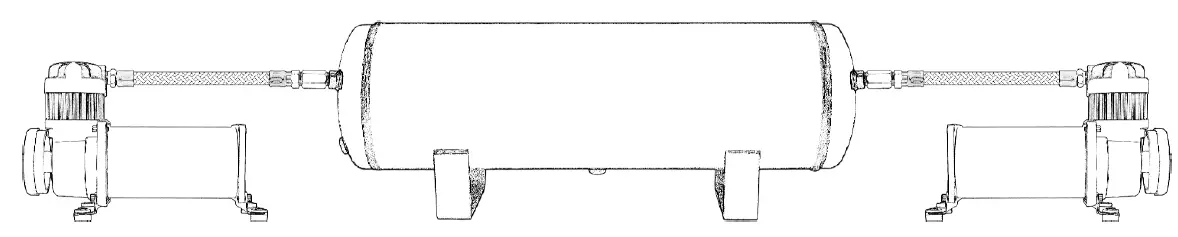 VIXEN-HORNS-VXO8350DP-5-Gallon-Air-Tank-with-Dual-200-Psi-Air-Compressor-Onboard-Air-System-FIG-1