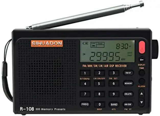 SIHUADON-R-108-AM-FM-SW-LW-AIR-Band-DSP-Full-Band-Portable-Stereo-Radio-Battery-PRODUCT-IMAGE