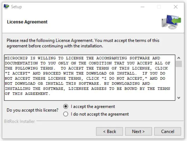METCAL CV-5200 Connection Validation - ACCEPT the License agreement. Click Next
