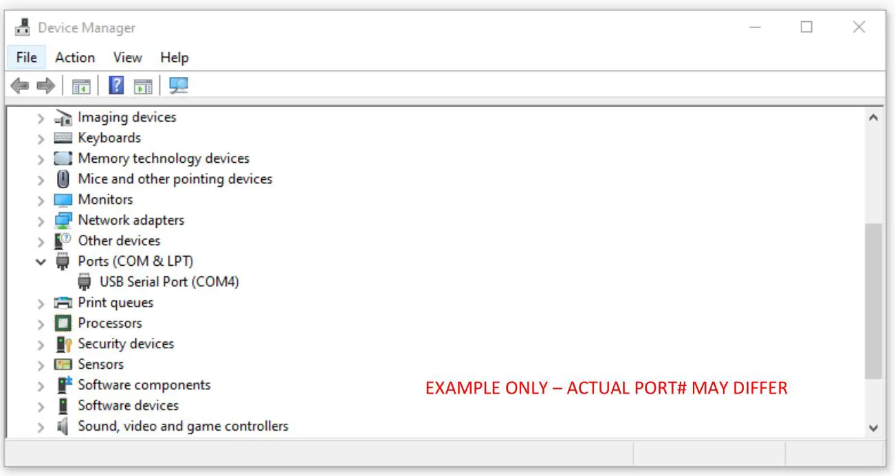 METCAL CV-5200 Connection Validation - If the computer active com port is 9 (e.g. COM 11)