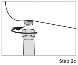 brondell WS-11 Rinslet Single Nozzle Ambient-- Step 2c