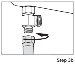 brondell WS-11 Rinslet Single Nozzle Ambient-- Step 3b