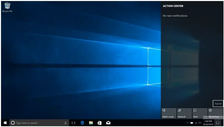 kogan KAL15Q300HA Atlas 15.6 Inch FHD I3 10th Gen Laptop User Guide - Action centre