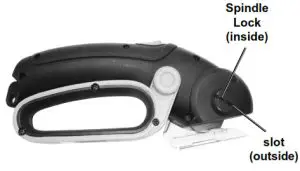 WARRIOR 56192 4V Lithium Cordless Power Cutter-right side