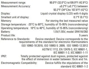 FIG 8 TECHNICAL SPECIFICATIONS