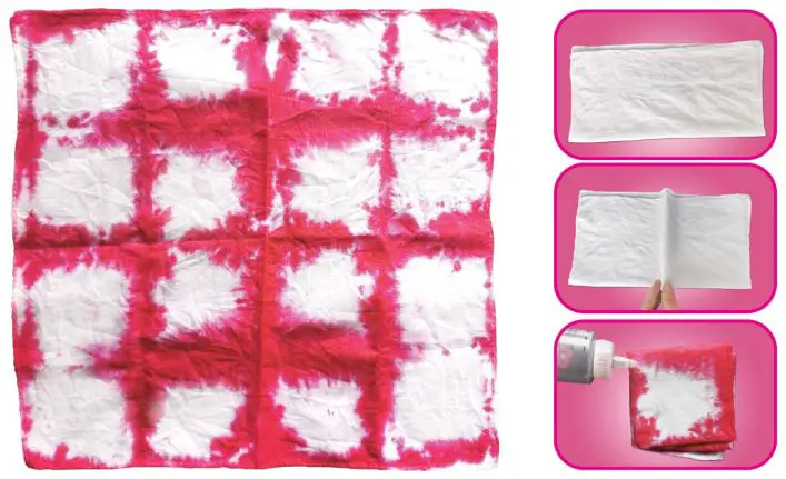 kogan KA12TIEDYEA 12-Colours Tie-Dye Kit User Guide - Folding