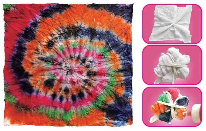 kogan KA12TIEDYEA 12-Colours Tie-Dye Kit User Guide - Swirl
